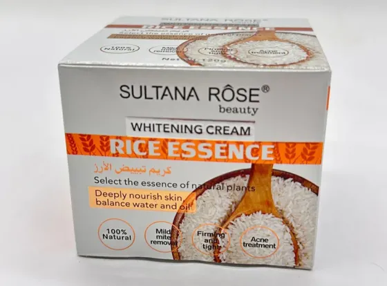 Отбеливающий крем с рисовой эссенцией и изюмом и розой (120 г) Тбилиси