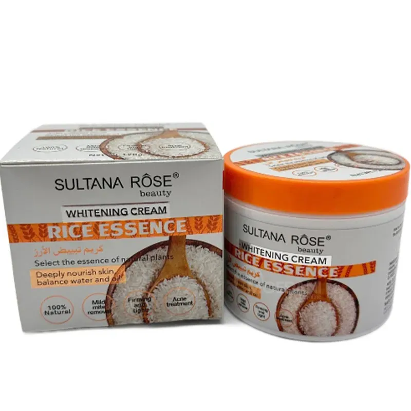 Отбеливающий крем с рисовой эссенцией и изюмом и розой (120 г) Тбилиси - изображение 1