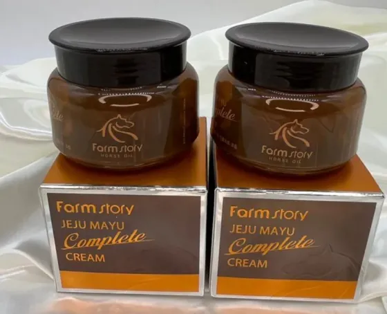 Moisturizing cream made with hemp oil (1+1 promotion) Farm Story (100 GR) Tbilisi