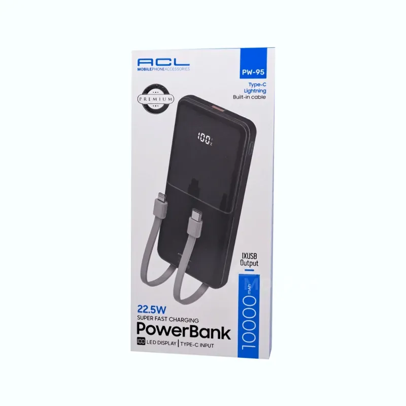 Პორტატული სწრაფი დამტენი ACL PW-95 10000 MAH (22.5W) თბილისი - photo 3