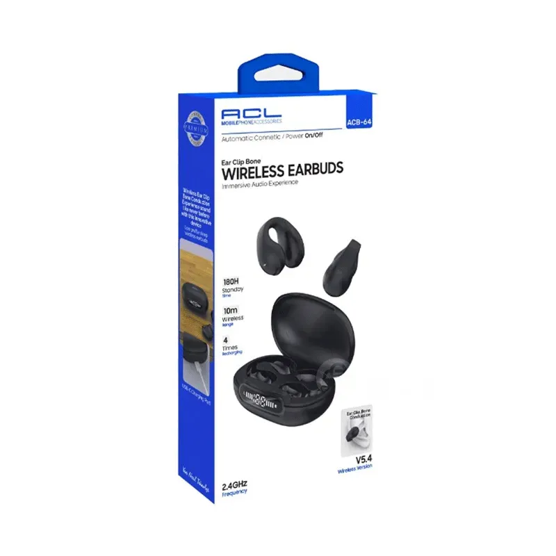 Უსადენო ყურსასმენი ACL ACB-64 Black თბილისი - photo 2