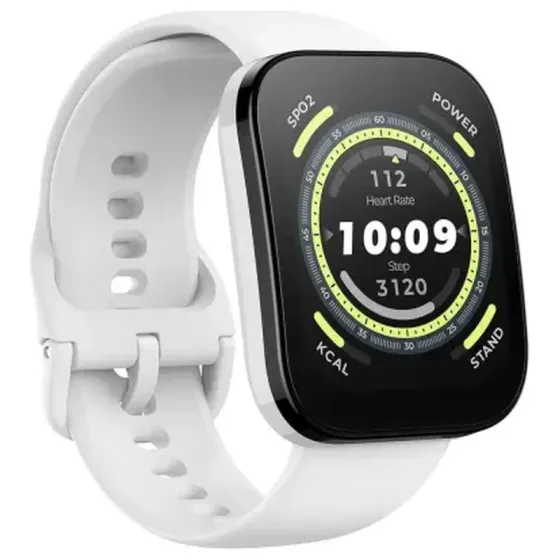 Amazfit Bip 5 Cream White სმარტ საათი გამოირჩევა თავისი დიდი 1.91-დუიმიანი ტენიანობით ეკრანით და მსუ თბილისი