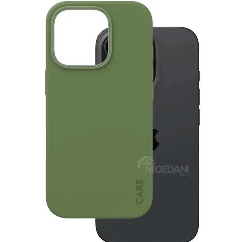 Მობილური ტელეფონის ქეისი Care BY Panzerglass Iphone 16 PRO Fashionable Case Green W. Magsafe თბილისი - photo 1