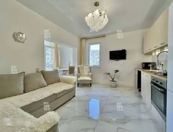 ქირავდება 2 ოთახიანი ბინა 60მ² 7/16 სართ თბილისი