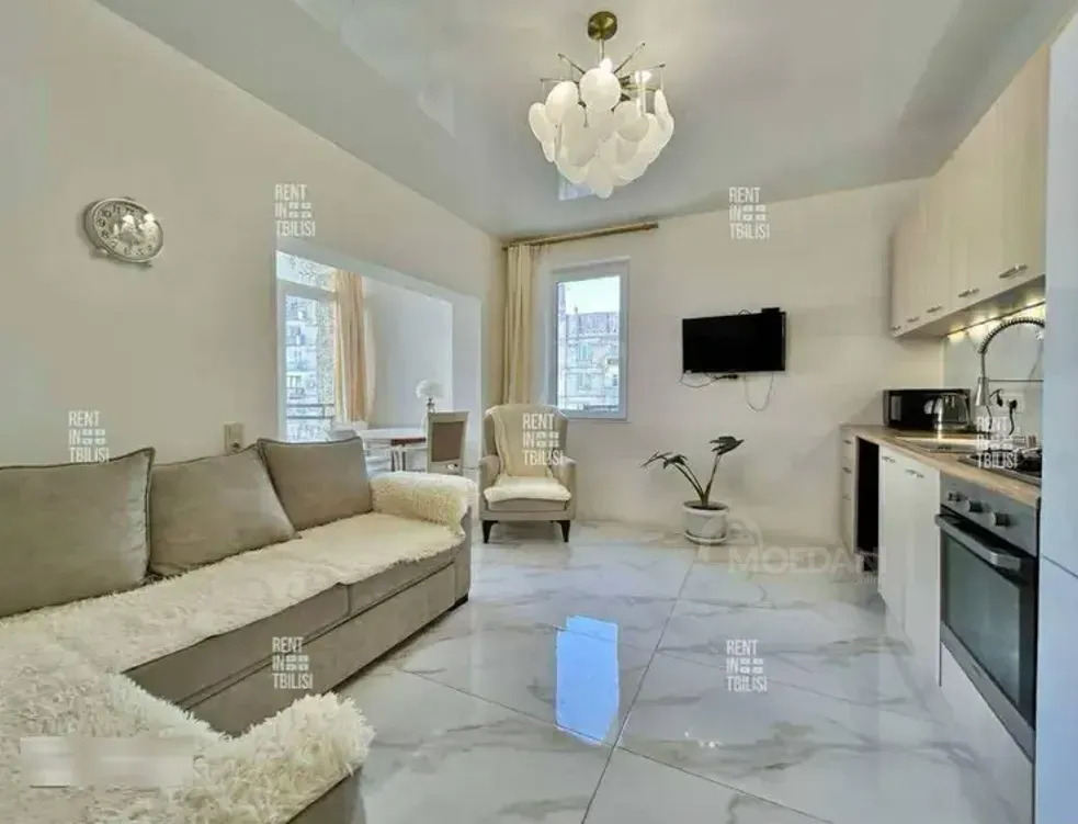 ქირავდება 2 ოთახიანი ბინა 60მ² 7/16 სართ თბილისი - photo 1