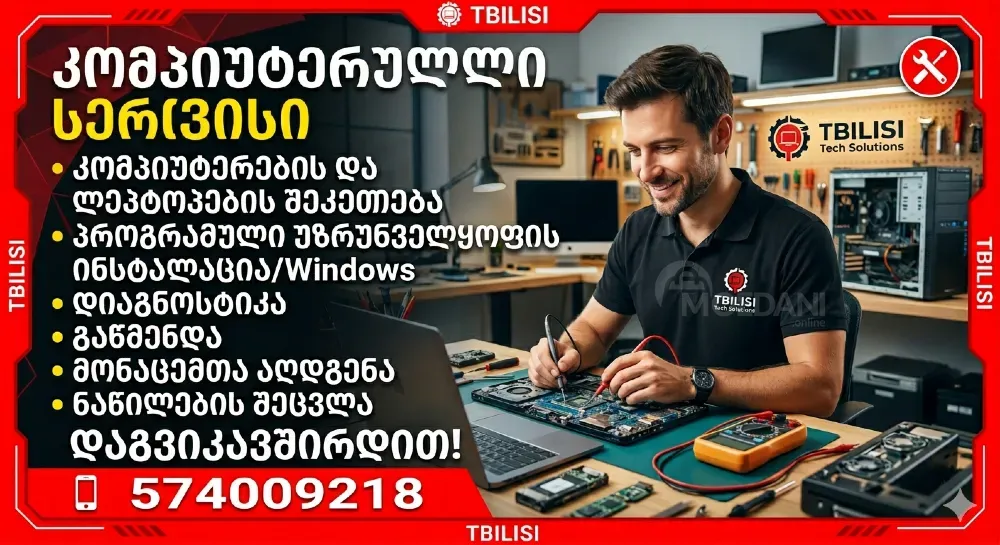 Computer Repair in Tbilisi | Windows Installation | Laptop Service Tbilisi - photo 1