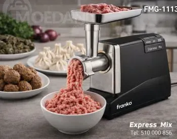 Электрическая мясорубка Franko FMG-1113 обладает мощностью 3500 Вт, что идеально подходит для обработки больших объемов продуктов. Тбилиси - изображение 1