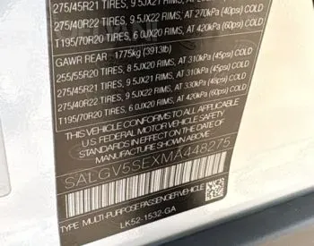 Land Rover Range Rover 2021 თბილისი - photo 10