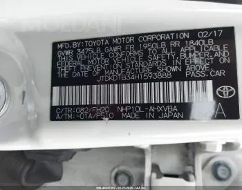 Toyota Prius C 1.5L 2017 თბილისი - photo 9