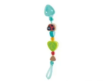 Საწოვარას სამაგრი Ladybug pacifier clip Hape E0020 თბილისი