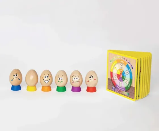 Ექსპრესიული ხის კვერცხის ნაკრები Hape E0424 თბილისი