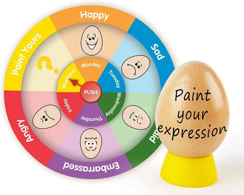 Ექსპრესიული ხის კვერცხის ნაკრები Hape E0424 თბილისი - photo 2