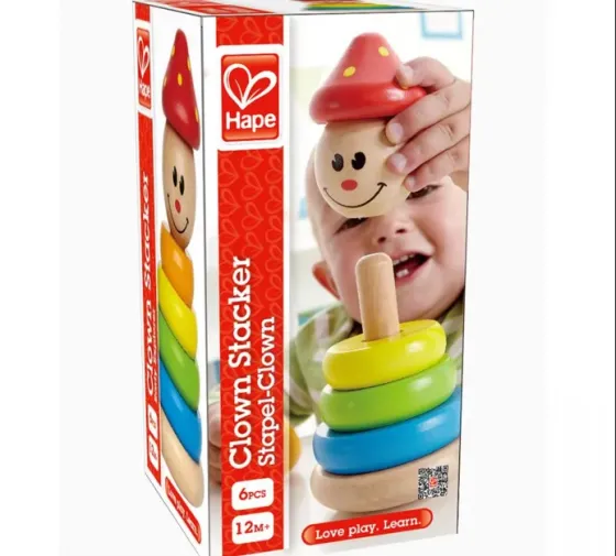 Სათამაშო მხიარული მასხარა Clown Stacker თბილისი