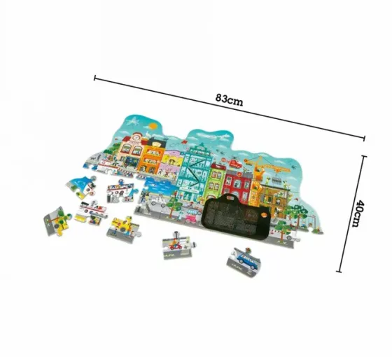 Ანიმაციური ქალაქის თავსატეხი Animated City Puzzle თბილისი