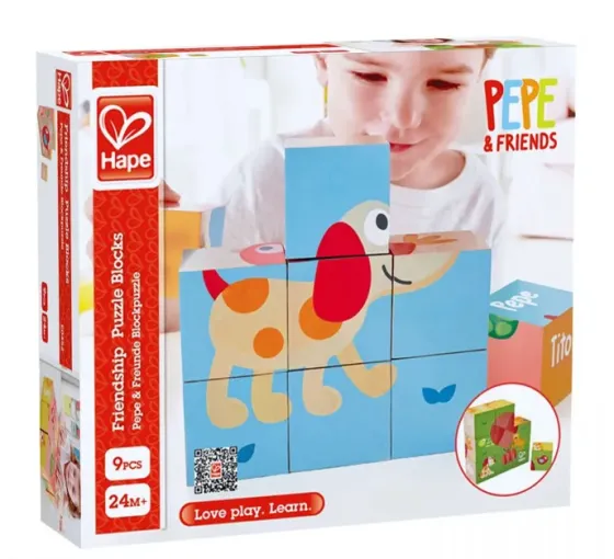 Პეპე და მისი მეგობრები Friendship Puzzle Blocks თბილისი