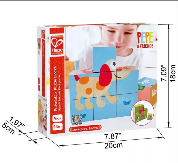 Პეპე და მისი მეგობრები Friendship Puzzle Blocks თბილისი - photo 3
