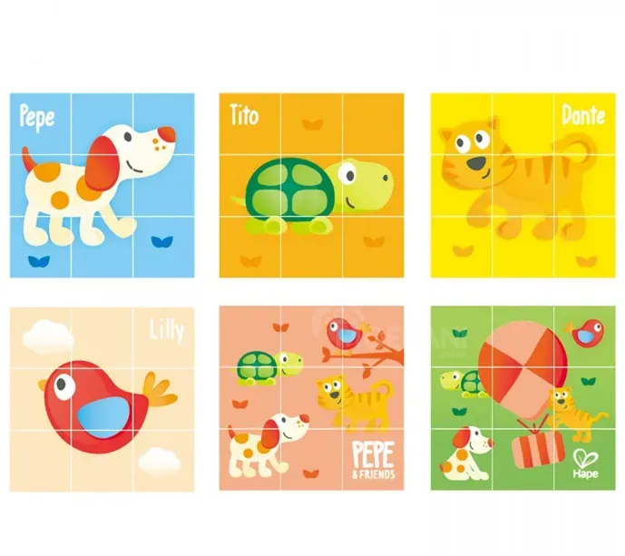 Პეპე და მისი მეგობრები Friendship Puzzle Blocks თბილისი - photo 2