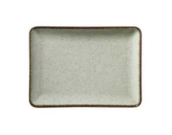 Фарфоровая тарелка Кутахья 30 х 22 см. Тбилиси