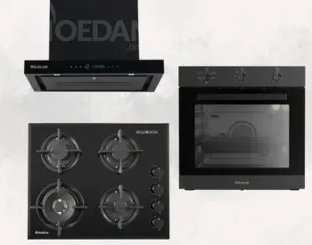 Мы предлагаем встраиваемую столешницу Alneo, модель 6087, черное стекло. Тбилиси - изображение 1