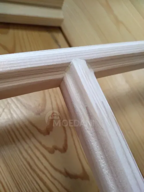 Ევროპული სტილის ორმაგი მინის ხის ფანჯრები თბილისი - photo 13