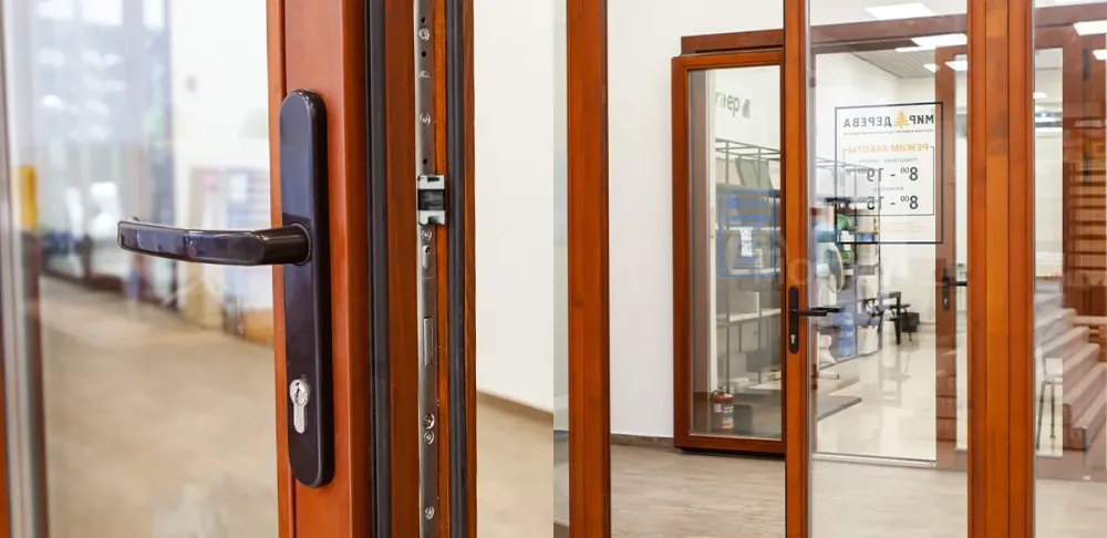 Ევროპული სტილის ორმაგი მინის ხის ფანჯრები თბილისი - photo 17