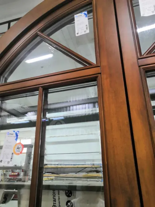 Ევროპული სტილის ორმაგი მინის ხის ფანჯრები თბილისი - photo 14