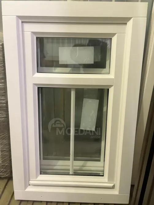 Ევროპული სტილის ორმაგი მინის ხის ფანჯრები თბილისი - photo 11