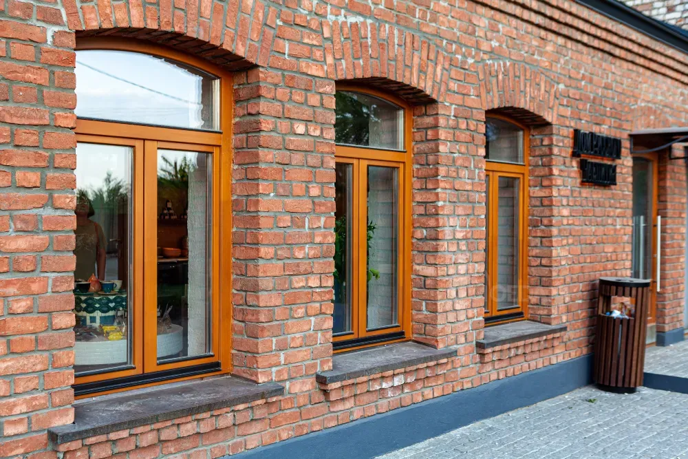 Ევროპული სტილის ორმაგი მინის ხის ფანჯრები თბილისი - photo 2