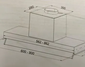 Ჩასაშენებელი ჰაერგამწოვი EBG-60Bi10 (1000 მ³/სთ) თბილისი