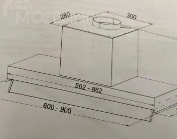 Ჩასაშენებელი ჰაერგამწოვი EBG-60Bi10 (1000 მ³/სთ) თბილისი - photo 3