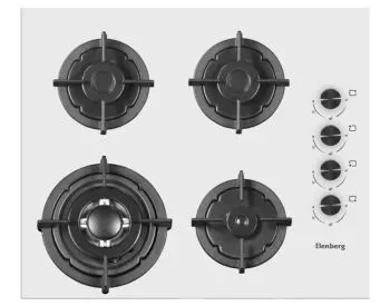 Ჩასაშენებელი ქურა EBG-6400Ttw White თბილისი