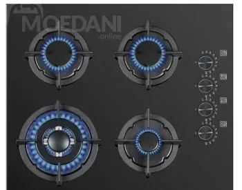 Ჩასაშენებელი ქურა EBG-6400Ttb Black თბილისი - photo 1