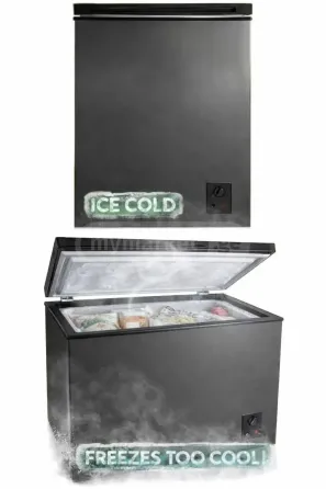 Საყინულე მაცივარი Franko FCF-142Dsg გამოიყენება როგორც ჰორიზონტალური საყინულე და გთავაზობთ 137 ლიტრი თბილისი