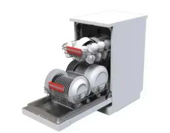 The Toshiba dishwasher features a modern and practical design. Tbilisi