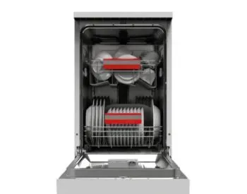 The Toshiba dishwasher features a modern and practical design. Tbilisi