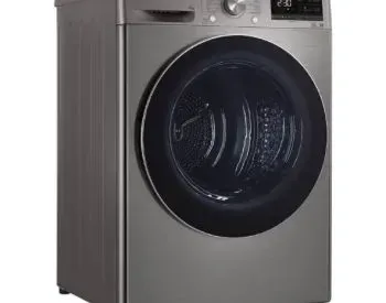 LG's silver washer dryer boasts an energy efficiency class Tbilisi