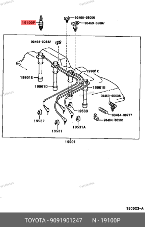 ტოიოტას სანთელი 90919-01247 თბილისი