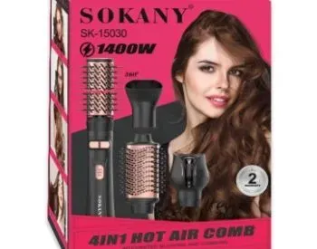 Თმის ფენი და სავარცხელი 4 in 1 Sokany SK-15030 თბილისი