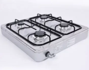 Hausberg 4 Camphor Gas Stove Stainless Steel Tbilisi - photo 2