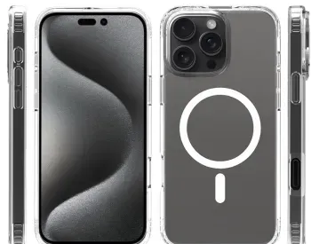 Trusmi iPH 16 Pro Max Magnetic TPU Transparent Phone Case CF თბილისი