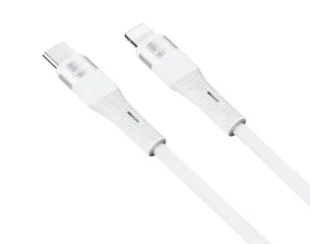Მობილურის კაბელი გადამყვანი Trusmi 20W C to L Silicone Cable White 2M Ca34-01 თბილისი