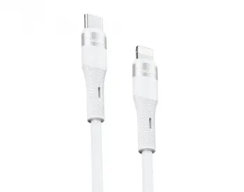 Მობილურის კაბელი გადამყვანი Trusmi 20W C to L Silicone Cable White 2M Ca34-01 თბილისი - photo 2