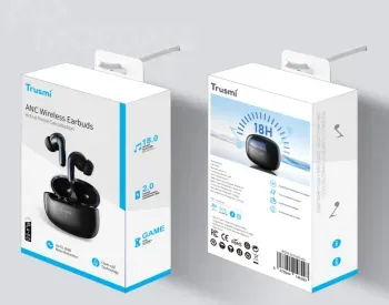 Ყურსასმენი Trusmi ANC+ENC In-Ear Bluetooth Wireless Earphone Black WS0 თბილისი - photo 4