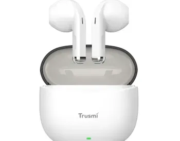 Trusmi Semi-In-Ear Wireless Earphone Colorful Series White c თბილისი