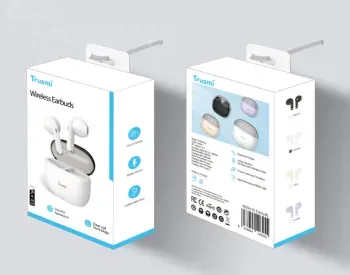 Trusmi Semi-In-Ear Wireless Earphone Colorful Series White c თბილისი - photo 2