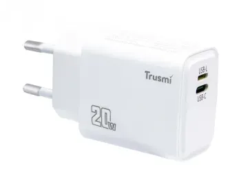 Trusmi Pd20W C+L GaN Fast Charger (EU) White Ch20-03 თბილისი - photo 1