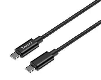 Trusmi 60W C TO C Braided Cable Black 0.2CM Ca40-109 თბილისი