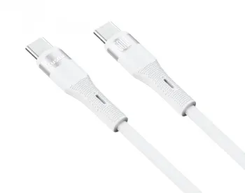 Trusmi 60W C to C Silicone Cable White 1M Ca34-071 თბილისი - photo 1