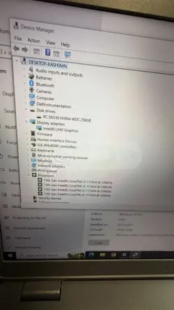 Ნოუთბუქი Dell Vostro 3500 i3-1115G4, 8GB თბილისი