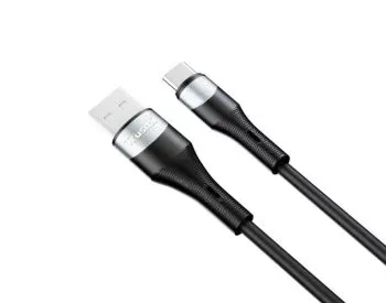 Მობილურის კაბელი Trusmi 3A USB-A to C Silicone Cable Black 2M Ca34-03 თბილისი
